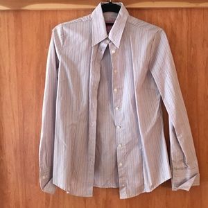 Red, White, and Blue Charles Tyrwitt Dress Shirt